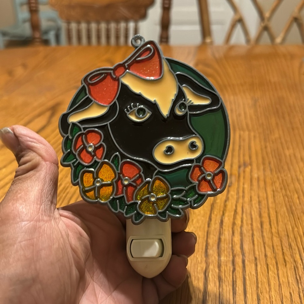 Cow night light
